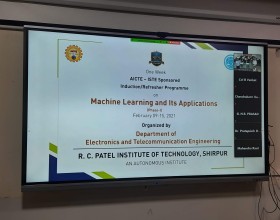 Conducted of one week AICTE-ISTE Induction/Refresher Programmes 
