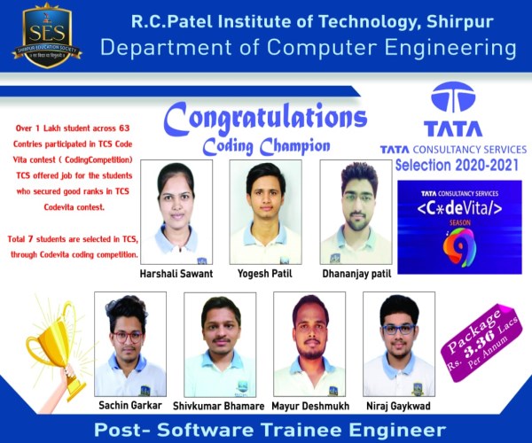 Placement through TCS C*deVita Contest 2020-21