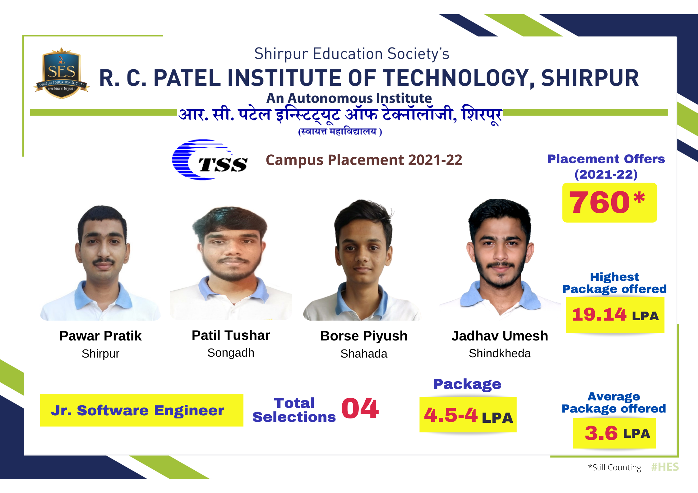 TSS Campus Selection 2021-22 Batch