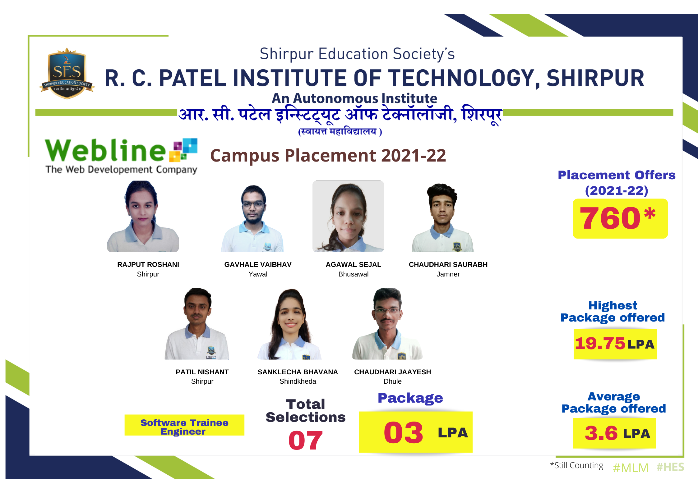 Webline Campus Placement 2021-22