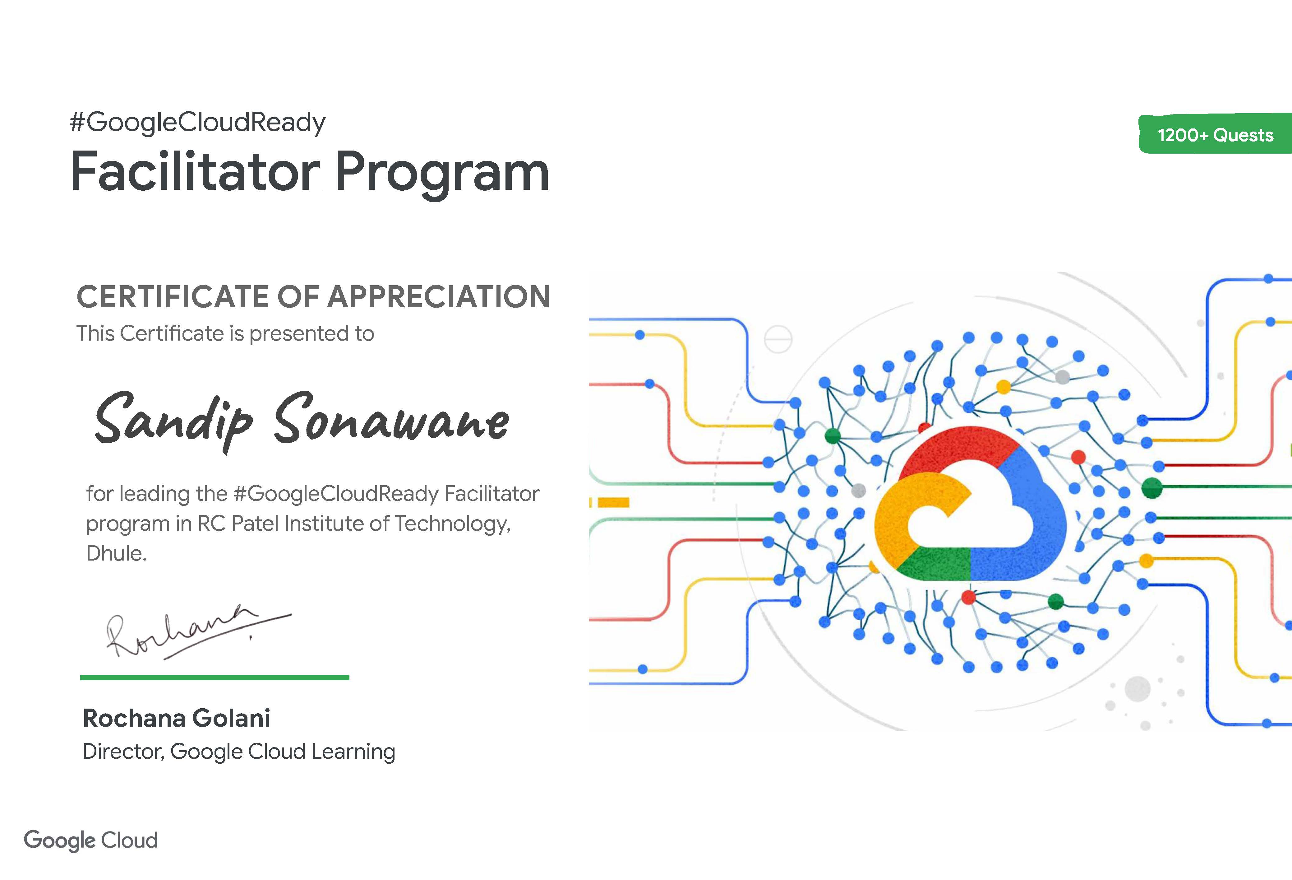 Google Cloud Ready Facilitator Program 