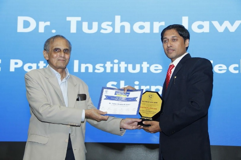 Received CSI- Technext 2019 [Best faculty of the year award for published research]