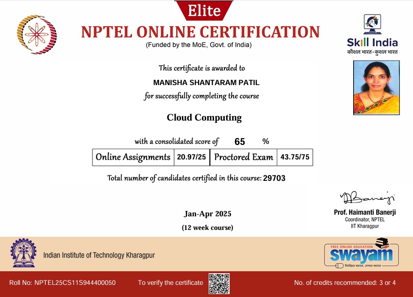 NPTEL Certification (SWAYAM)