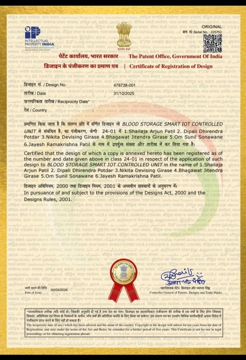 Design Registration for 
