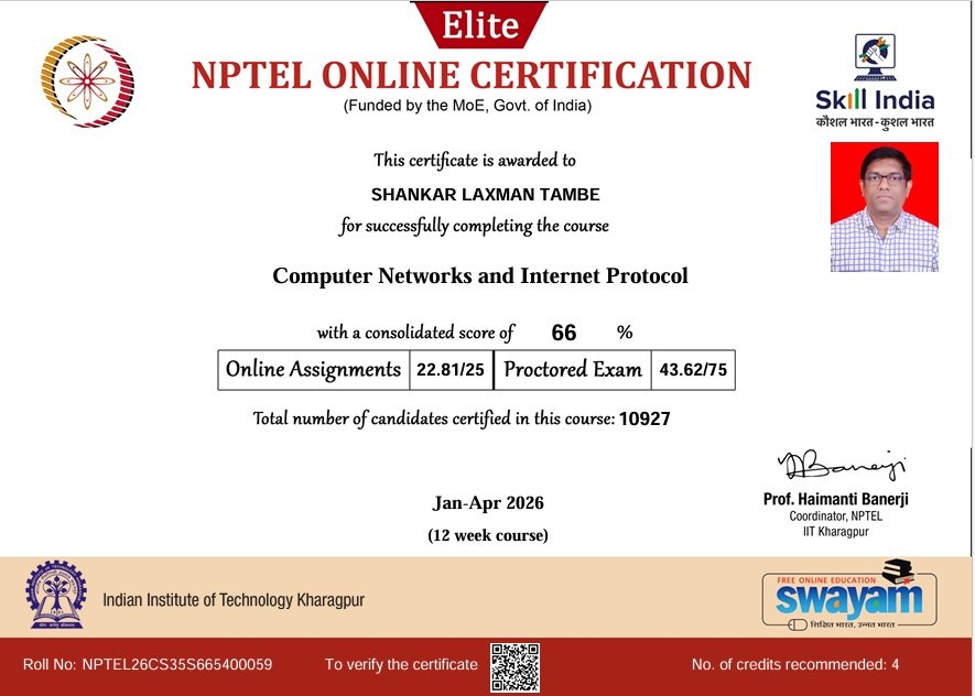 NPTEL Certification (SWAYAM)