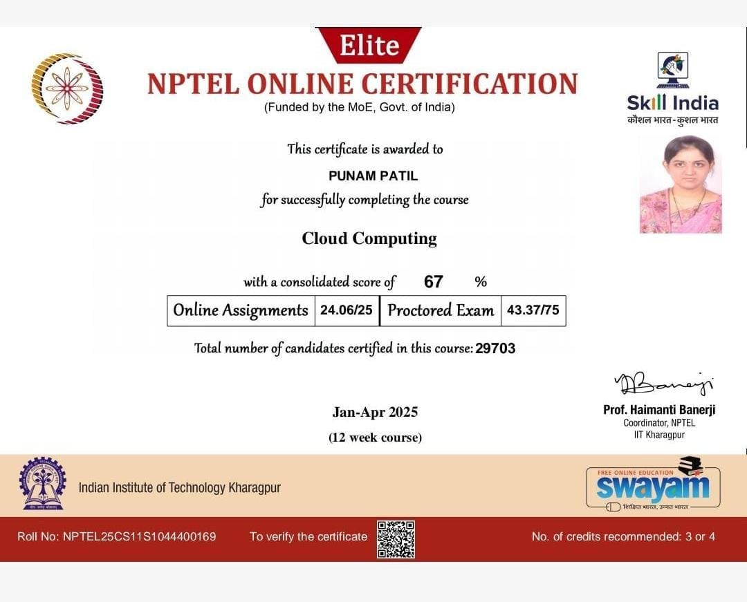 NPTEL Certification
